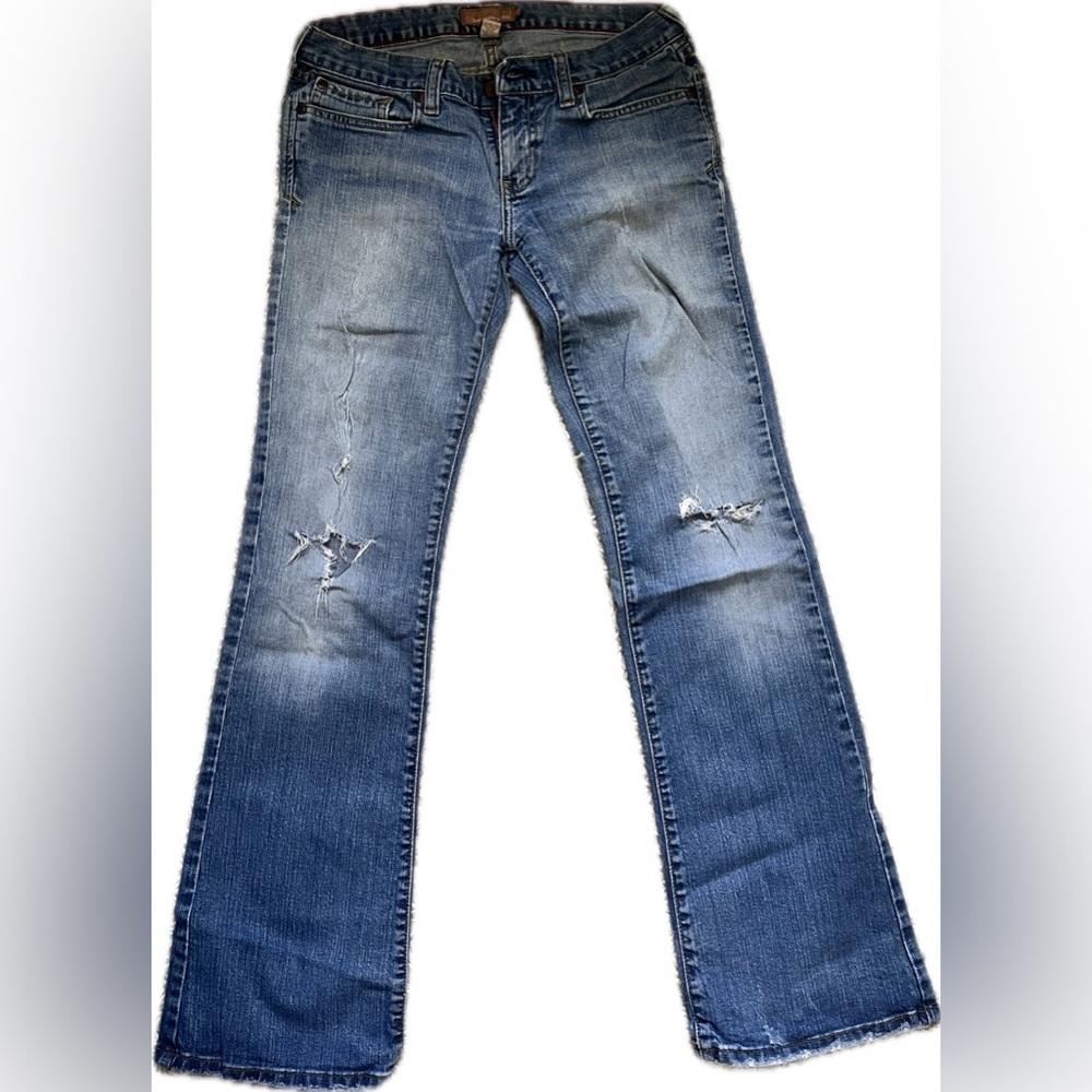 Abercrombie & Fitch sz 4R some stretch women’s jeans distressed grunge look